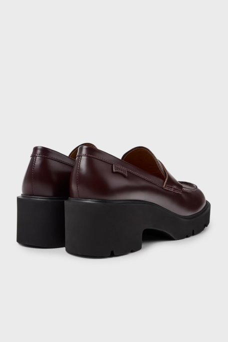 Camper Hakiki Deri Kemer Detaylı Bayan Ayakkabı K201425-030 BORDO - Camper (1)