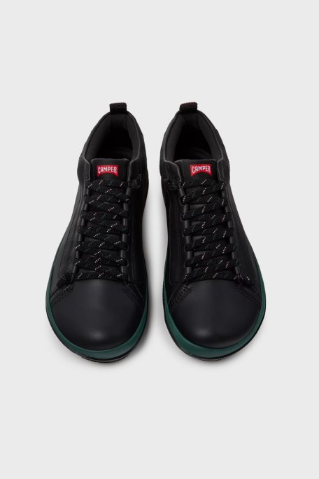 Camper Hakiki Deri Logolu Bağcıklı Erkek Bot K300285-041 SİYAH - Camper (1)