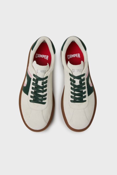 Camper Logolu Deri Sneaker Bayan Ayakkabı K201608-018 BEYAZ - Camper (1)