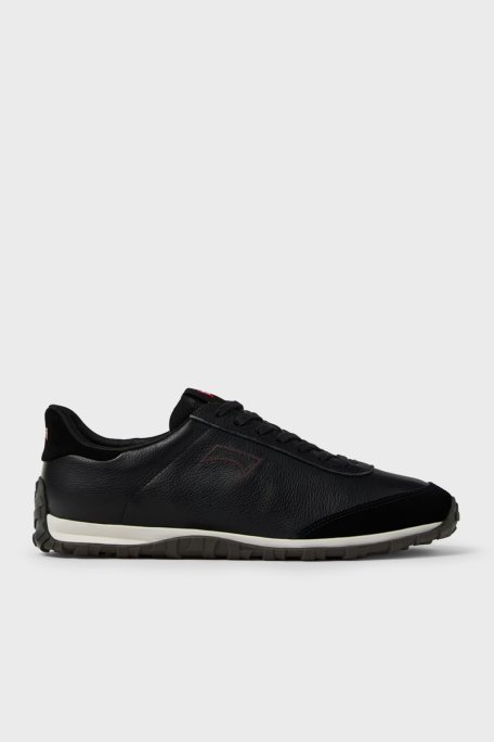 Camper Logolu Deri Sneaker Erkek Ayakkabı K101097-002 Siyah - Camper