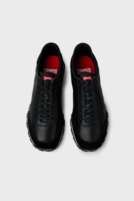 Camper Logolu Deri Sneaker Erkek Ayakkabı K101097-002 Siyah - Camper (1)