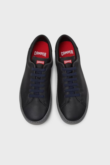 Camper Logolu Hakiki Deri Sneaker Erkek Ayakkabı K100479-001 SİYAH - Camper (1)