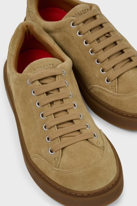 Camper Logolu Süet Sneaker Erkek Ayakkabı K101105-002 Kahve - Camper (1)