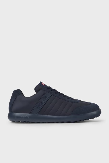 Camper Süet Sneaker Erkek Ayakkabı K100751-001 Lacivert - Camper