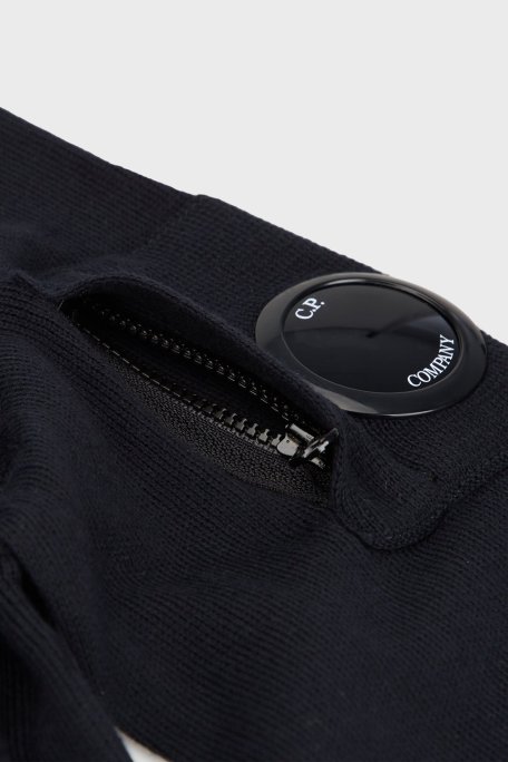 C.P. Company Pamuklu Bisiklet Yaka Çocuk Kazak 10CKKN036 004037A 888 LACİVERT - C.P. Company (1)