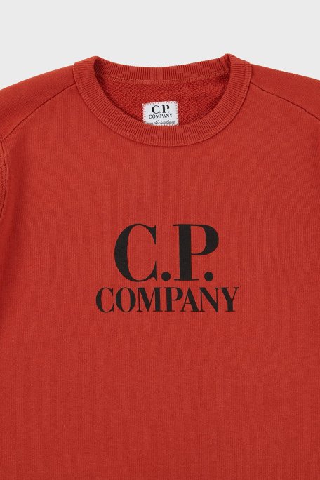C.P. Company Pamuklu Bisiklet Yaka Çocuk Sweat 10CKSS058 003569W 468 Tarçın - C.P. Company (1)