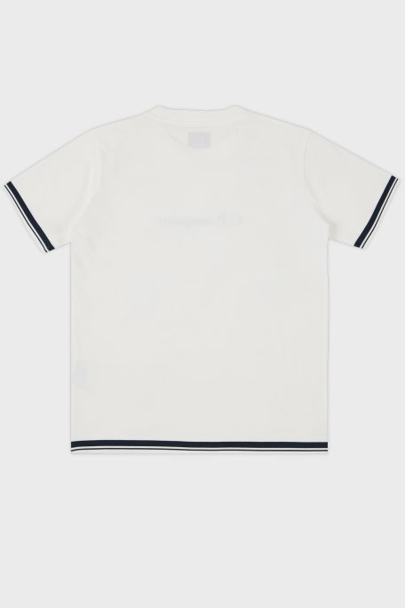 C.P. Company Pamuklu Bisiklet Yaka Çocuk T Shirt 10CKTS048 005792W 103 BEYAZ - C.P. Company (1)
