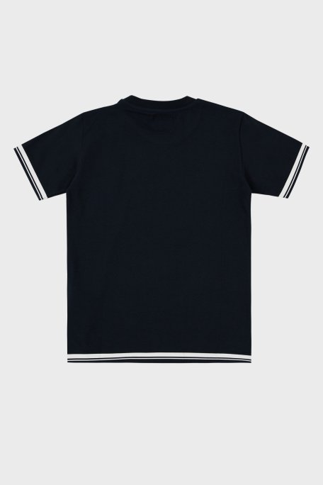 C.P. Company Pamuklu Bisiklet Yaka Çocuk T Shirt 10CKTS048 005792W 888 LACİVERT - C.P. Company (1)