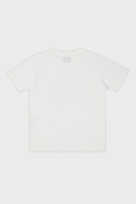 C.P. Company Pamuklu Bisiklet Yaka Çocuk T Shirt 10CKTS054 005792W 103 BEYAZ - C.P. Company (1)