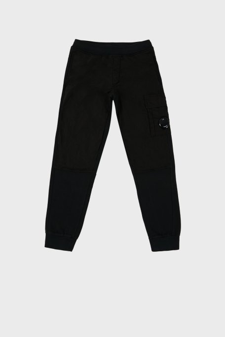 C.P Company Pamuklu Çocuk Jogger Pantolon 10CKSP028 002246M 999 SİYAH - C.P. Company