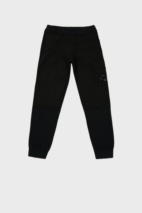 C.P Company Pamuklu Çocuk Jogger Pantolon 10CKSP028 002246M 999 SİYAH - C.P. Company