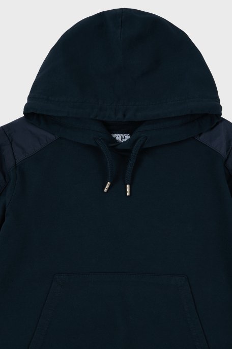C.P. Company Pamuklu Kapüşonlu Çocuk Sweat 10CKSS027 002246M 888 LACİVERT - C.P. Company (1)