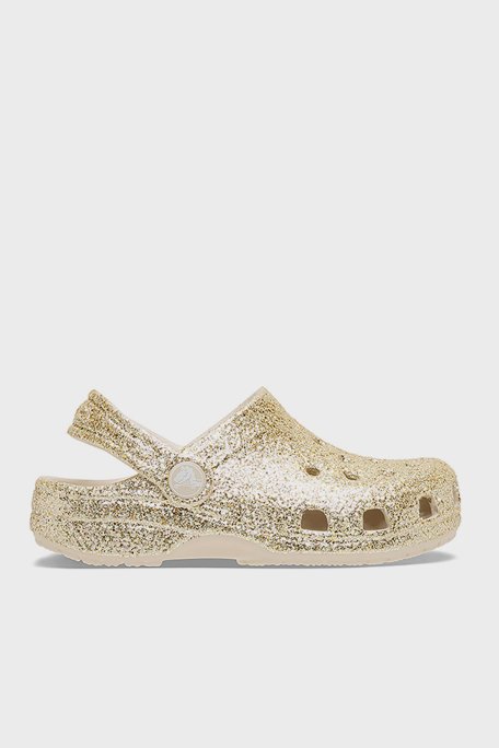 Crocs Classic Chunky Glitter Clog T Simli Unisex Çocuk Terlik 211940-0LH KUM - Crocs