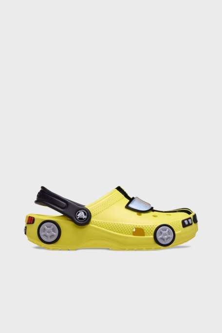 Crocs Classic IAM Race Car Clog T Hafif Ayarlanabilir Kemerli Sandalet Erkek Çocuk Terlik 210991-77J SARI - Crocs