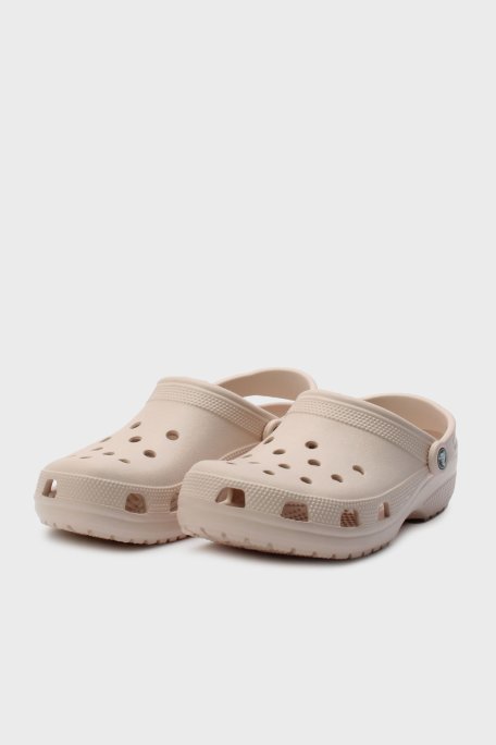 Crocs Classic Logolu Çıkarılabilir Kayışlı Sandalet Kadın Terlik 10001-6UR BEJ - Crocs (1)