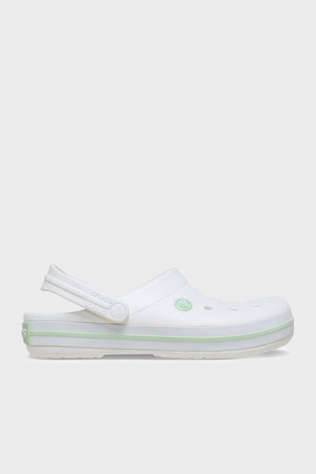 Crocs Crocband Logolu Unisex Terlik 11016-1YL BEYAZ-YEŞİL - Crocs