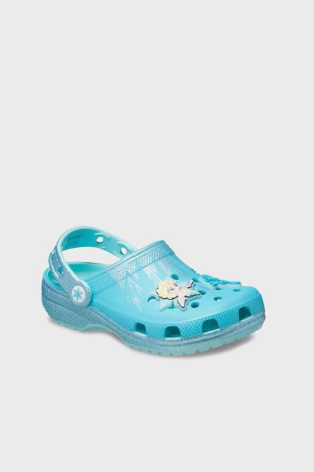 Crocs Frozen Elsa Classic Clog T Frozen Elsa Sandalet Kız Çocuk Terlik 210237-90H AQUA - Crocs (1)