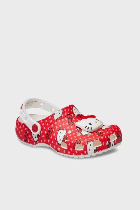 Crocs Hello Kitty Red Classic Clog T Hello Kitty Sandalet Kız Çocuk Terlik 210577-90H KIRMIZI - Crocs (1)