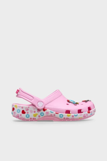 Crocs Mickey Frnds Minnie Cls Clg T Hafif Çıkarılabilir Kayışlı Sandalet Kız Çocuk Terlik 210894-90H PEMBE - Crocs