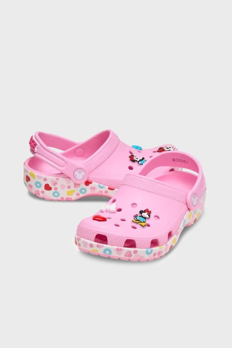 Crocs Mickey Frnds Minnie Cls Clg T Hafif Çıkarılabilir Kayışlı Sandalet Kız Çocuk Terlik 210894-90H PEMBE - Crocs (1)