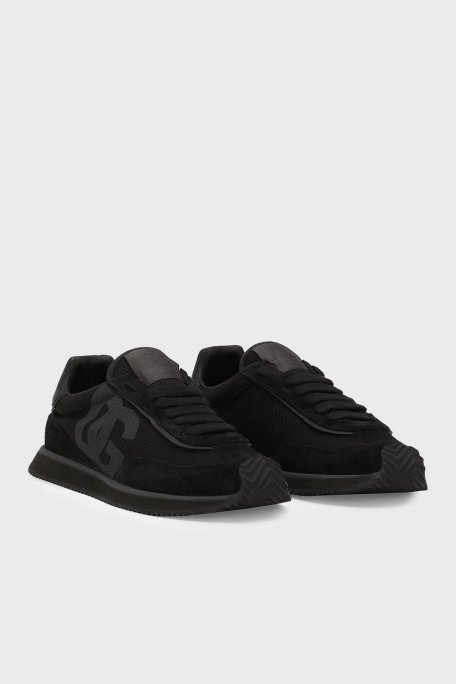 Dolce & Gabbana Deri Sneaker Erkek Ayakkabı CS2288 A5355 8B956 SİYAH - Dolce Gabbana (1)