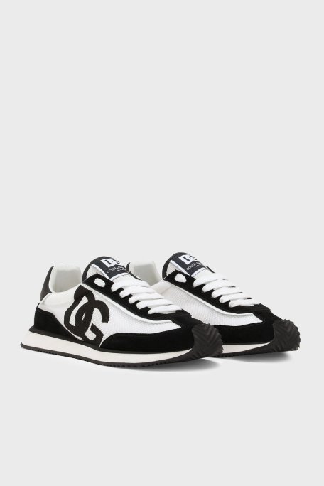 Dolce & Gabbana Deri Sneaker Erkek Ayakkabı CS2288 A5355 8I050 SİYAH-BEYAZ - Dolce Gabbana (1)