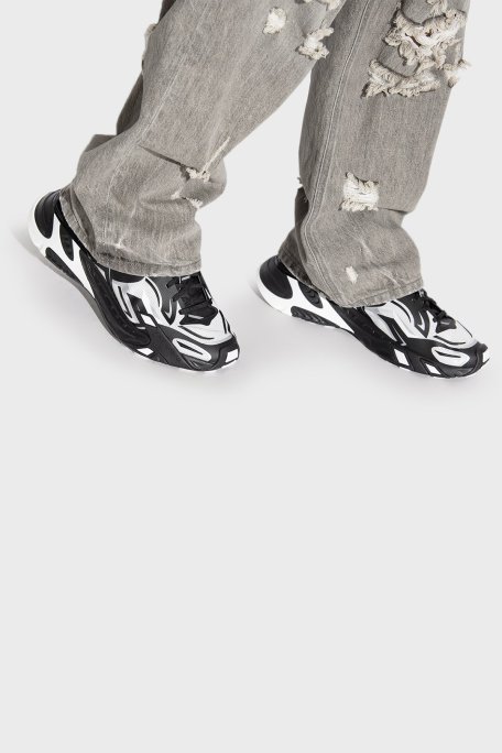 Dolce & Gabbana Günlük Spor Erkek Ayakkabı CS2175 AH405 89697 SİYAH-BEYAZ - Dolce Gabbana (1)