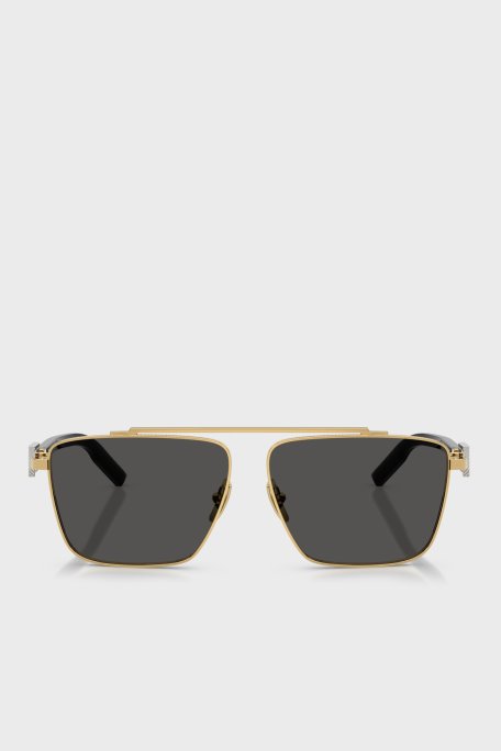 Dolce & Gabbana Kare Logolu Erkek Gözlük 0DG2336 0287 59 ALTIN - Dolce Gabbana (1)