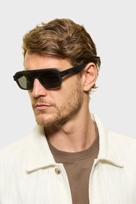 Dolce Gabbana Logolu Güneş Erkek Gözlük 0DG4507 25256G 27 Siyah - Dolce Gabbana (1)