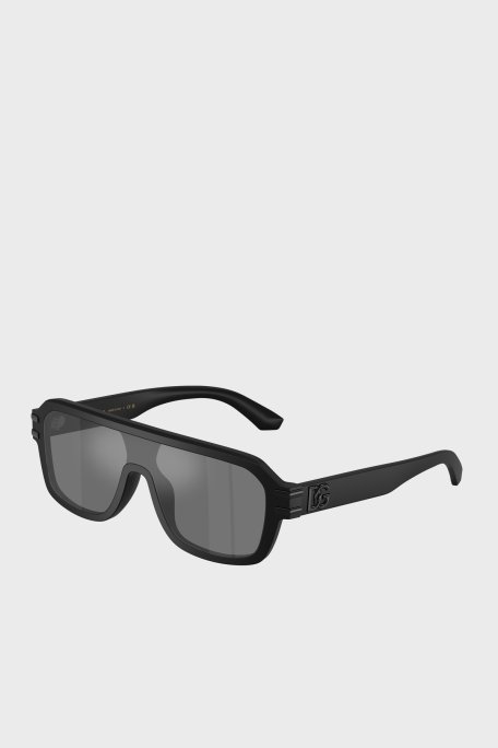 Dolce Gabbana Logolu Güneş Erkek Gözlük 0DG4507 25256G 27 Siyah - Dolce Gabbana
