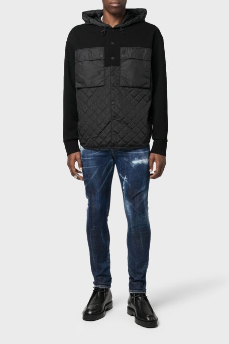 Dsquared2 Cool Guy Skater Skinny Cut Jeans Erkek Kot Pantolon S79LA0056 S30342 470 LACİVERT - Dsquared2