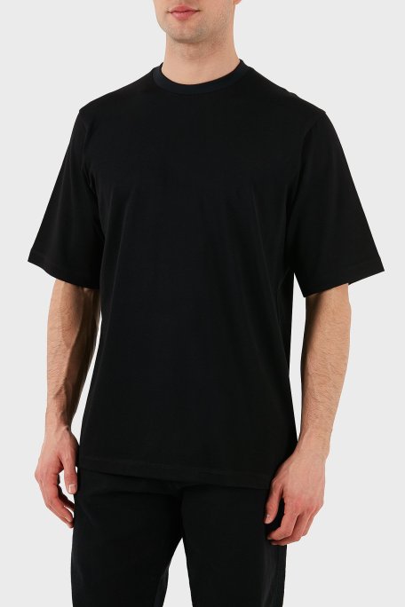 Dsquared2 Logo Baskılı Regular Fit Pamuklu Bisiklet Yaka Erkek T Shirt S74GD1266 S21658 900 SİYAH - Dsquared2