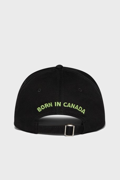 Dsquared2 Logolu Pamuklu Vintage Efektli Erkek Şapka BCM0689 05C00001 M1434 SİYAH - Dsquared2 (1)