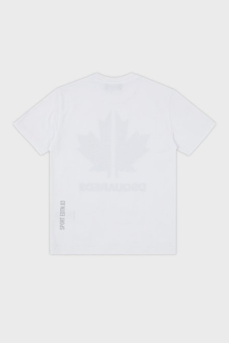 Dsquared2 Pamuklu Bisiklet Yaka Çocuk DQ0028 D004G T Shirt DQ0028-D004G W-RED BEYAZ-SİYAH - Dsquared2 (1)