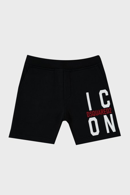 Dsquared2 Pamuklu Cepli Çocuk DQ0250 D002Y Short DQ0250-D002Y BLACK SİYAH - Dsquared2