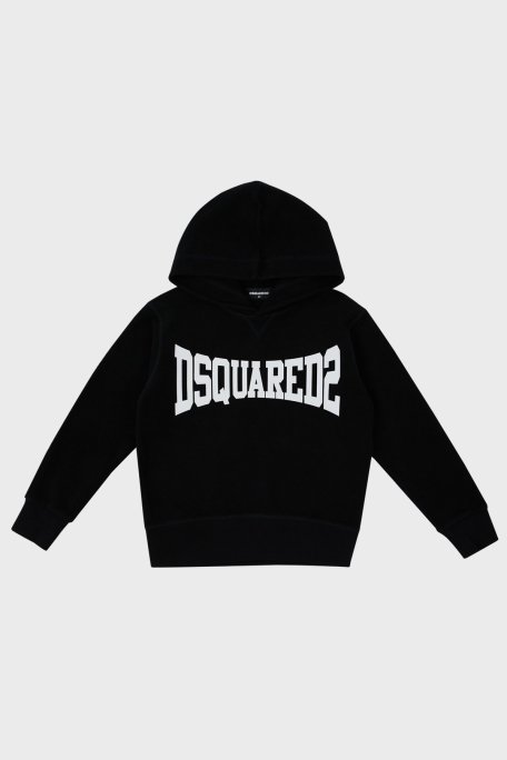 Dsquared2 Pamuklu Kapüşonlu Çocuk DQ0071 D005U Sweat DQ0071-D005U BLACK SİYAH - Dsquared2