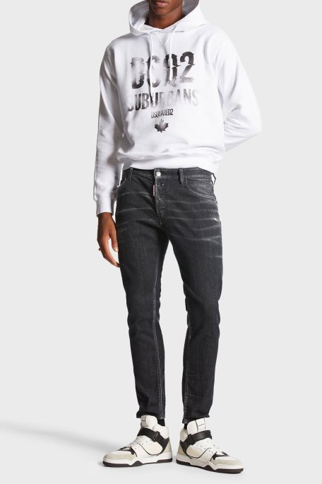 Dsquared2 Streç Pamuklu Skinny Fit Jeans Erkek Kot Pantolon S74LB1474 S30503 900 SİYAH - Dsquared2