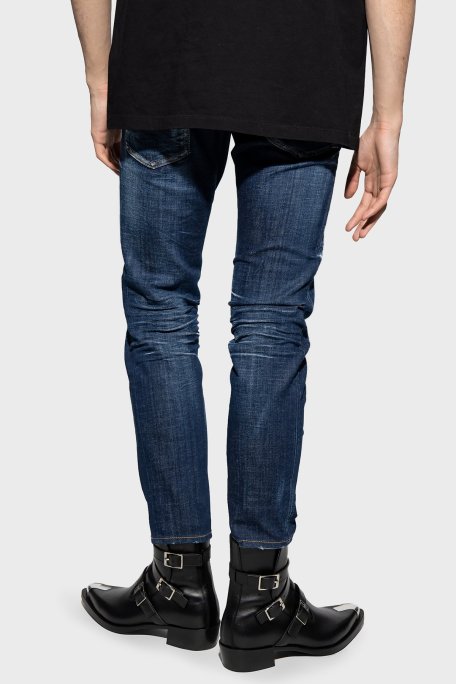 Dsquared2 Streç Pamuklu Slim Fit Jeans Erkek Kot Pantolon S74LB1316 S30342 470 LACİVERT - Dsquared2 (1)
