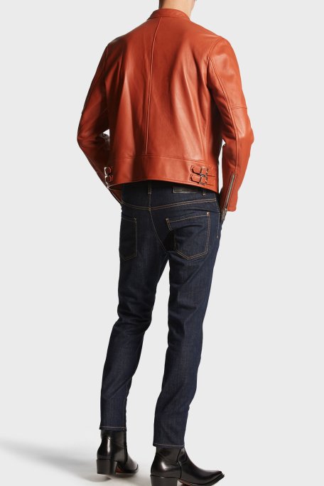 Dsquared2 Streç Pamuklu Slim Fit Jeans Erkek Kot Pantolon S74LB1425 S30664 470 LACİVERT - Dsquared2 (1)