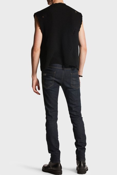 Dsquared2 Streç Pamuklu Slim Fit Jeans Erkek Kot Pantolon S79LA007 3S30342 470 LACİVERT - Dsquared2 (1)