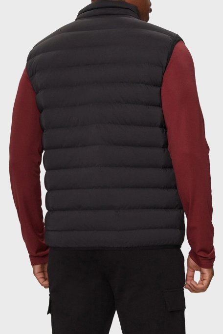 EA7 %100 Kuş Tüyü Dolgulu Şişme Erkek Yelek 6DPQ02 PNHAZ 1200 SİYAH - EA7 (1)