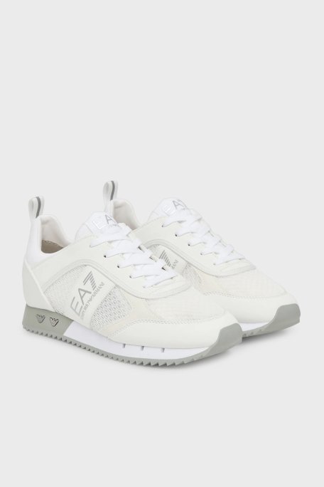 EA7 Logolu Kalın Tabanlı Sneaker Unisex Ayakkabı 7X000334 AF18610 MZ024 BEYAZ - Ea7 (1)