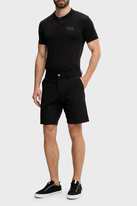 EA7 Logolu Regular Fit Düğmeli Erkek Polo Yaka T Shirt 7M000091 AF13863 UC001 SİYAH - Ea7 (1)