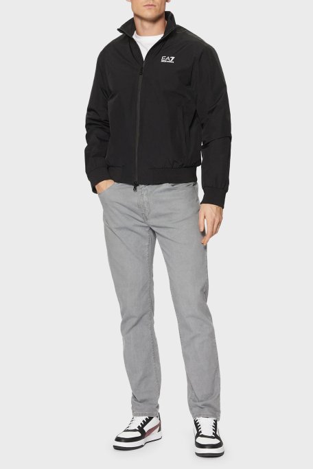 EA7 Logolu Regular Fit Hafif Dolgulu Erkek Mont 8NPB20 PNFZZ 1200 SİYAH - Ea7 (1)