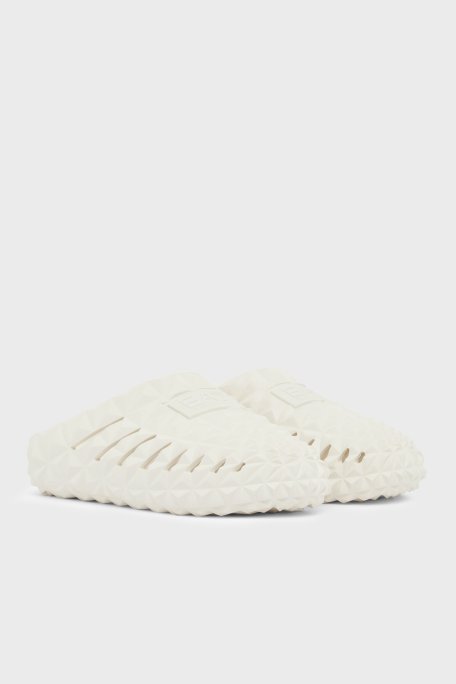 EA7 Logolu Unisex Terlik 7X000665 AF23652 U1060 BEYAZ - Ea7 (1)