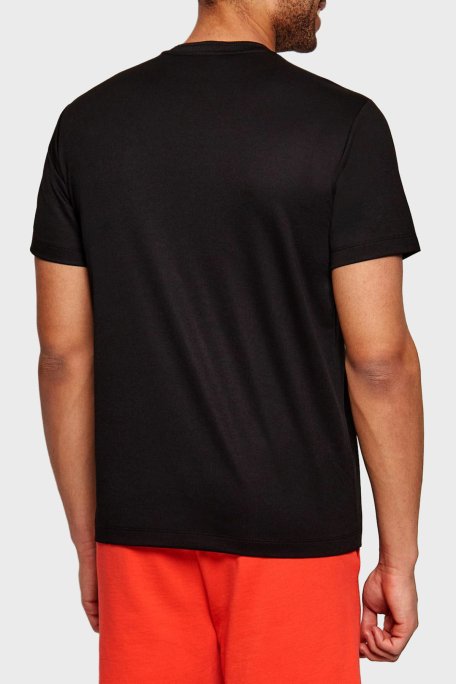 EA7 Modal Regular Fit Logolu Bisiklet Yaka Erkek T Shirt 7M001357 AF13862 UC001 SİYAH - Ea7 (1)