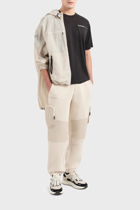 EA7 Oversize Fit Bisiklet Yaka Erkek T Shirt 3DPT11 PJUYZ 1200 SİYAH - EA7 (1)