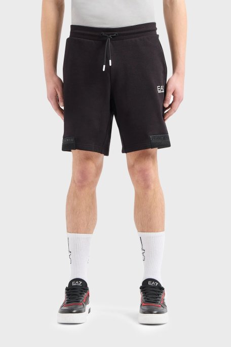 EA7 Pamuklu Regular Fit Cepli Erkek Short 3DPS73 PJEQZ 0200 SİYAH - EA7