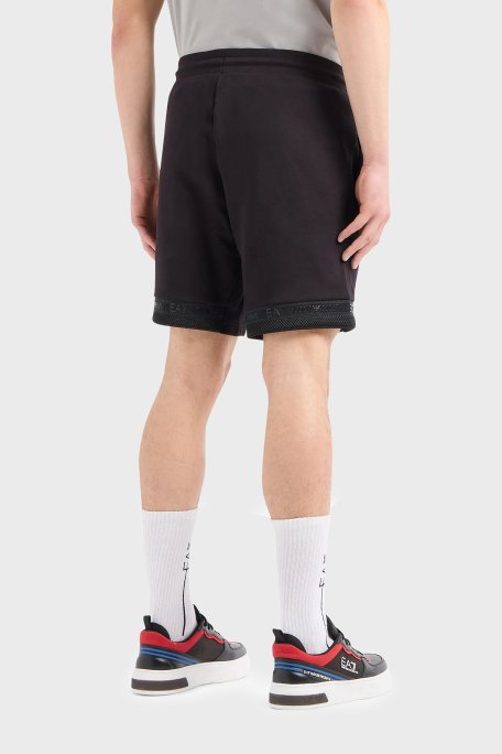 EA7 Pamuklu Regular Fit Cepli Erkek Short 3DPS73 PJEQZ 0200 SİYAH - EA7 (1)