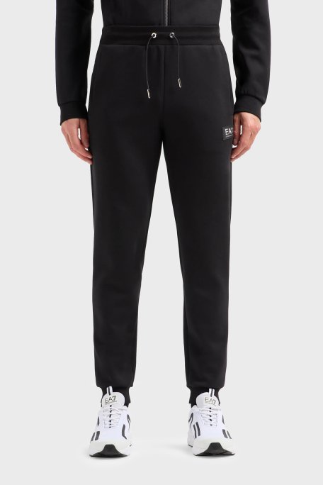 EA7 Pamuklu Regular Fit Jogger Spor Erkek Pantolon 3DPP77 PJUEZ 1200 SİYAH - EA7